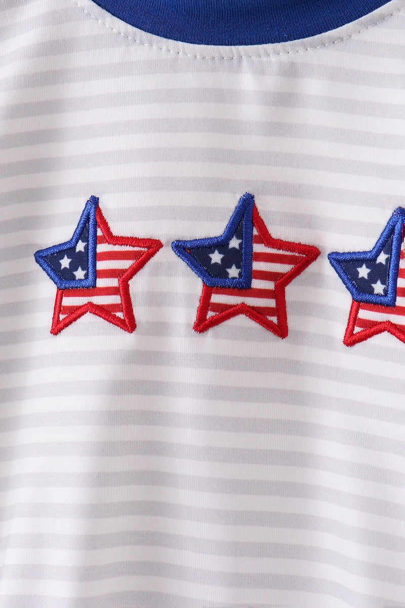 3-Star Patriotic Onesie