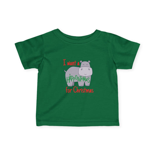 I Want a Hippopotamus for Christmas Tee