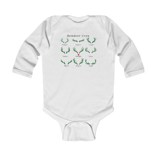 Reindeer Crew Long -Sleeved Onesie