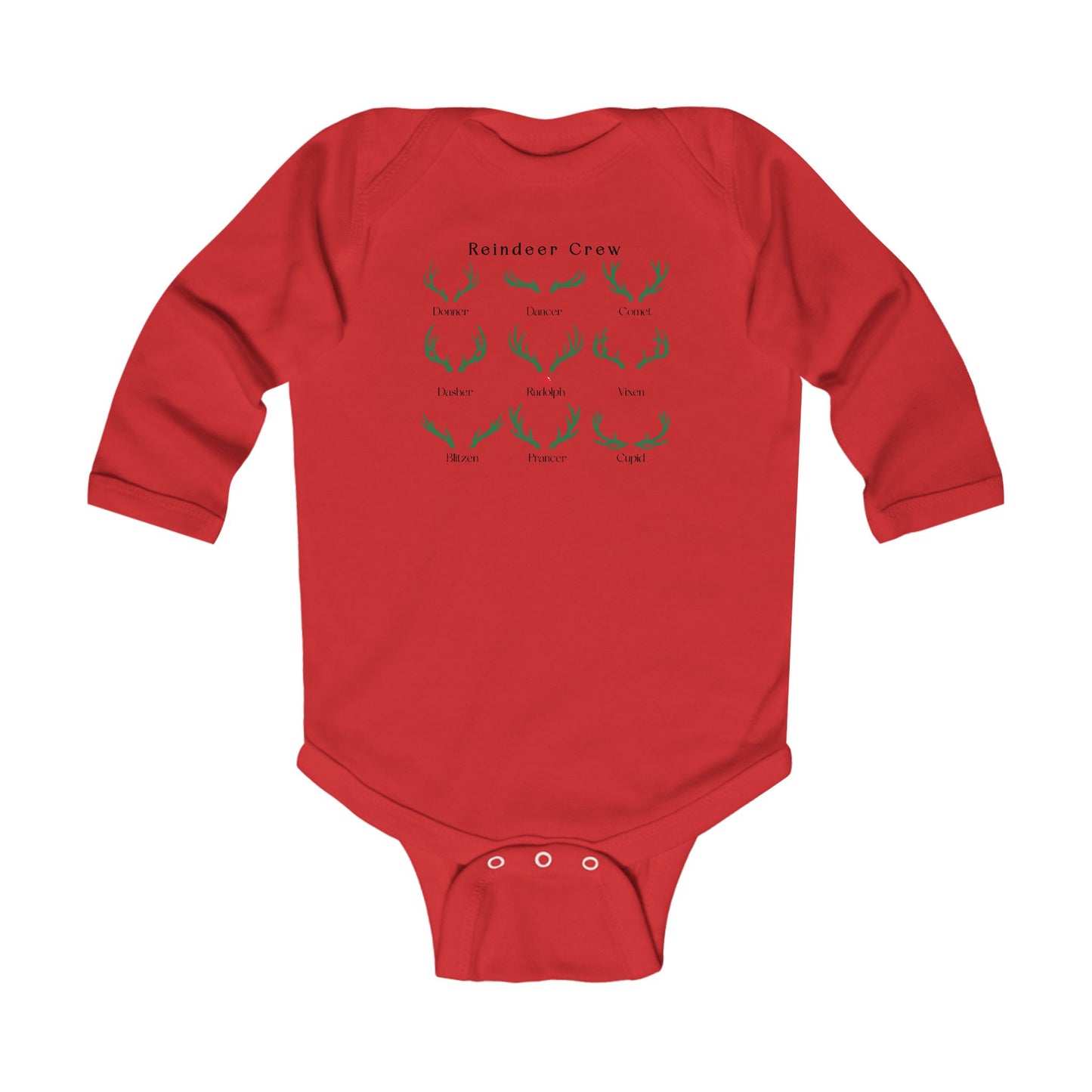 Reindeer Crew Long -Sleeved Onesie