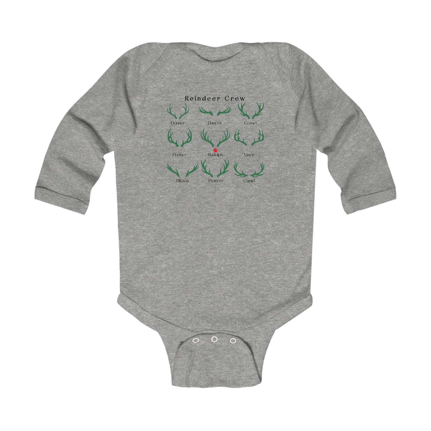 Reindeer Crew Long -Sleeved Onesie