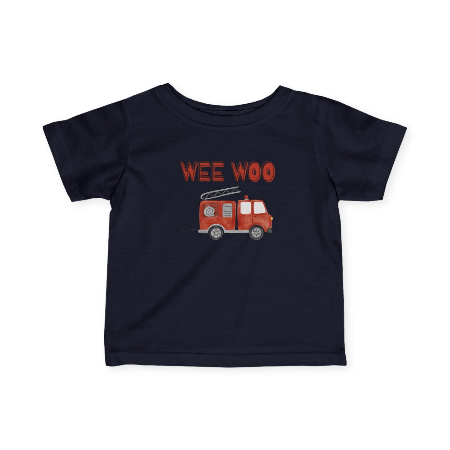 Firetruck Infant Tee (0-24 mo)